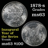 1878-s Morgan Dollar $1 Grades Select Unc