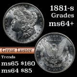 1881-s Morgan Dollar $1 Grades Choice+ Unc