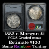 PCGS 1883-o Morgan Dollar $1 Graded ms63 By PCGS