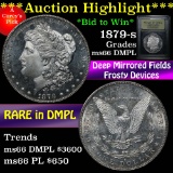 ***Auction Highlight*** 1879-s Morgan Dollar $1 Graded GEM+ UNC DMPL by USCG (fc)