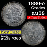 1886-o Morgan Dollar $1 Grades Choice AU/BU Slider (fc)