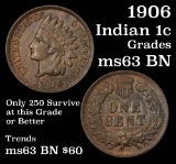 1906 Indian Cent 1c Grades Select Unc BN