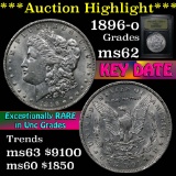 ***Auction Highlight*** Key date 1896-o Morgan Dollar $1 Graded Select Unc by USCG (fc)