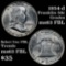 1954-d Franklin Half Dollar 50c Grades Select Unc FBL
