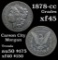 1878-cc Morgan Dollar $1 Grades xf+