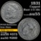 1831 Capped Bust Half Dime 1/2 10c Grades Choice AU (fc)