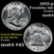 1955-p Franklin Half Dollar 50c Grades Choice Unc