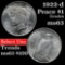 1922-d Peace Dollar $1 Grades Select Unc