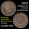 1897 Indian Cent 1c Grades AU Details