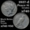 1927-d Peace Dollar $1 Grades xf