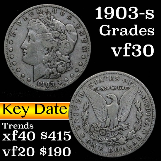 1903-s Morgan Dollar $1 Grades vf++ (fc)