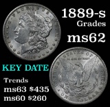 Key date 1889-s Morgan Dollar $1 Grades Select Unc (fc)