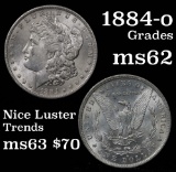 1884-o Morgan Dollar $1 Grades Select Unc