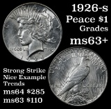 1926-s Peace Dollar $1 Grades Select+ Unc