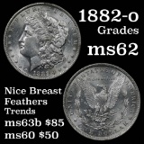 1882-o Morgan Dollar $1 Grades Select Unc