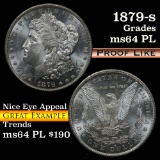 1879-s Morgan Dollar $1 Grades Choice Unc PL