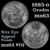 1885-p Morgan Dollar $1 Grades Select Unc