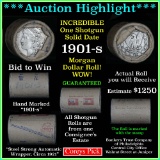 ***Auction Highlight*** Solid date Morgan $1 roll 1901-s, better than avg circ (fc)