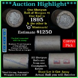 ***Auction Highlight*** Morgan dollar roll ends 1895 & 'o', Better than average circ (fc)