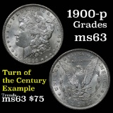 1900-p Morgan Dollar $1 Grades Select Unc