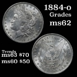 1884-o Morgan Dollar $1 Grades Select Unc