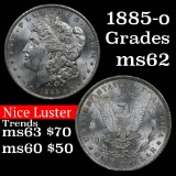 1885-o Morgan Dollar $1 Grades Select Unc