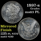 1897-s Morgan Dollar $1 Grades Select Unc PL (fc)