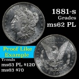 1881-s Morgan Dollar $1 Grades Select Unc PL