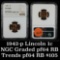 NGC 1942-p Lincoln Cent 1c Graded pr64 RB By NGC