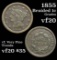 1855 Braided Hair Large Cent 1c Grades vf, very fine