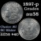 1897-p Morgan Dollar $1 Grades Choice AU/BU Slider
