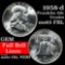 1958-d Franklin Half Dollar 50c Grades GEM FBL