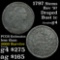 1797 Stems Rev '97 Draped Bust Large Cent 1c Grades g, good (fc)