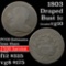 1803 Sm date, Lg Fraction Draped Bust Large Cent 1c Grades vg+ (fc)
