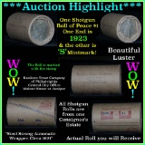 ***Auction Highlight*** Peace dollar roll ends 1923 & 's', Better than average circ 1923 & s (fc)