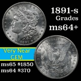 1891-s Morgan Dollar $1 Grades Choice+ Unc (fc)