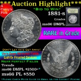 ***Auction Highlight*** 1881-s Morgan Dollar $1 Graded GEM+ UNC DMPL by USCG (fc)
