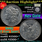 ***Auction Highlight*** 1894-p Morgan Dollar $1 Graded Unc Details by USCG (fc)
