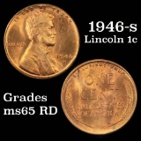 1946-s Lincoln Cent 1c Grades GEM Unc RD