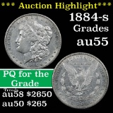 ***Auction Highlight*** 1884-s Morgan Dollar $1 Grades Choice AU (fc)
