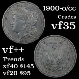 1900-o/cc Morgan Dollar $1 Grades vf++