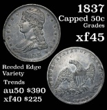 1837 Capped Bust Half Dollar 50c Grades xf+ (fc)