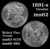 1891-s Morgan Dollar $1 Grades Select Unc