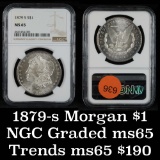 ***Investment Grade*** NGC 1879-s Morgan Dollar $1 Graded ms65 By NGC