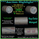 ***Auction Highlight*** Morgan dollar roll ends 1895 & 's', Better than average circ   (fc)