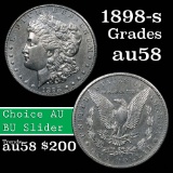 1898-s Morgan Dollar $1 Grades Choice AU/BU Slider (fc)