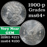 1900-p Morgan Dollar $1 Grades Choice+ Unc
