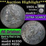 ***Auction Highlight*** 1901-s Morgan Dollar $1 Graded Select+ Unc by USCG (fc)