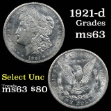 1921-d Morgan Dollar $1 Grades Select Unc