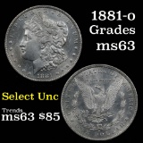1881-o Morgan Dollar $1 Grades Select Unc